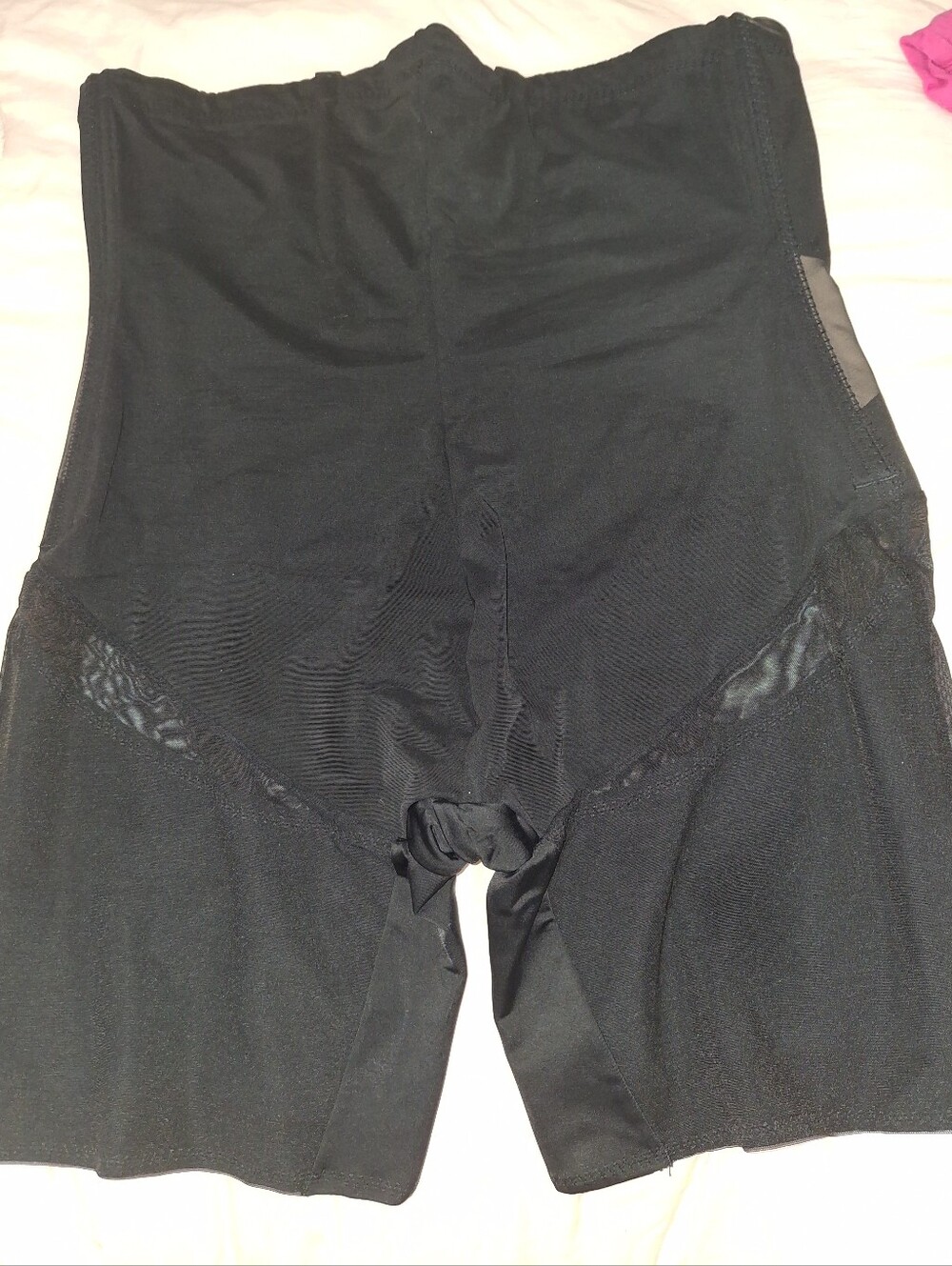 Honeylove Superpower Black High-Waist Shaping Short with Mesh Panels Sz 3X - Picture 4 of 4